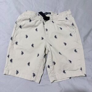 U.S. Polo Assn.‎ Boys Printed Pull-On Twill Shorts, Khaki,